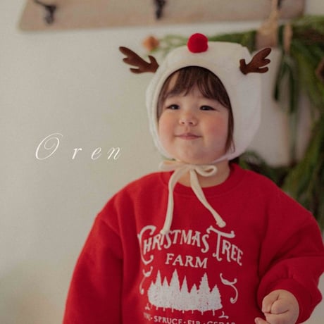 [予約] Christmas fleece MTM (Mom/Daddy) / OREN by Hibyebebe