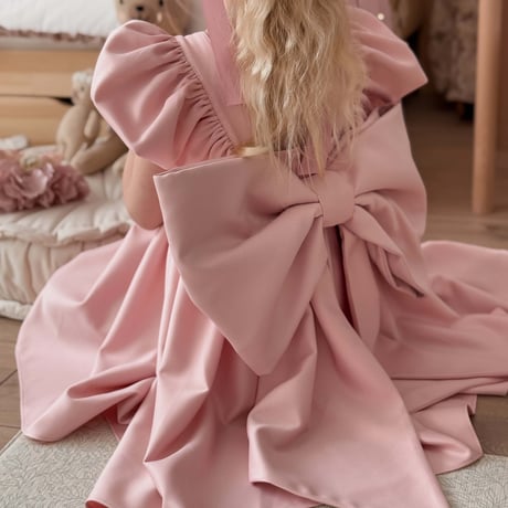 【予約】Blush Grace Dress/ nelia wears