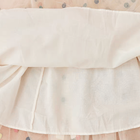 [予約] Rainbow Dot Tulle Dress