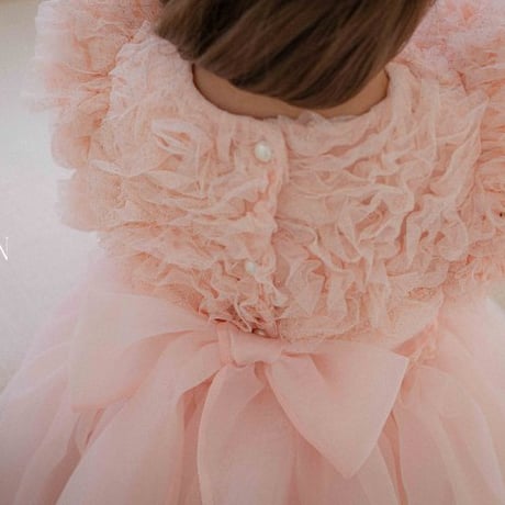 [即納] Blossom Rose dress / OREN by Hibyebebe  (S、M size のみ)