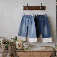 [予約] Delight Denim Pants / Puella FLO