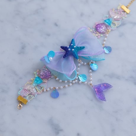 [予約] Aqua Shell Choker