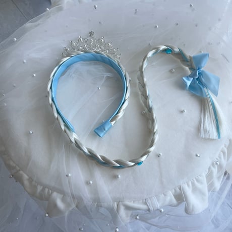 [予約] Jewelry crown long hairband