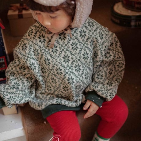 [予約] Snowflake knit MTM (with muffler) / OREN by Hibyebebe