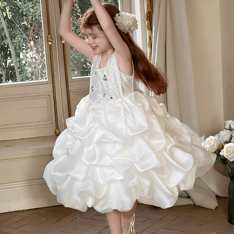 [予約] Pearl Cloud Dress / little time