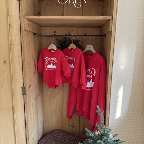 [予約] Christmas fleece MTM (Mom/Daddy) / OREN by Hibyebebe