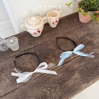 [予約]  ribbon headband /marron
