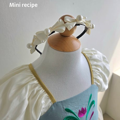 [予約] Tiny Ribbon Hairband / Mini Recipe