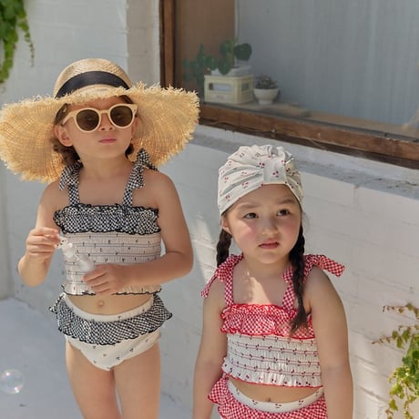 [予約] Rochelle Cherry Swimming Hat / OREN by Hibyebebe