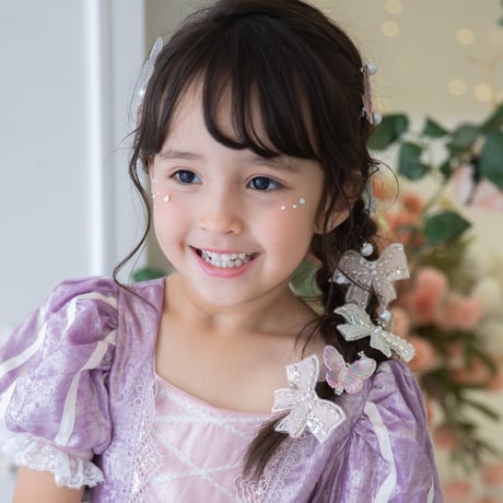 [予約] Ribbon Sequin Bead Lace Hairpin (2 pieces)