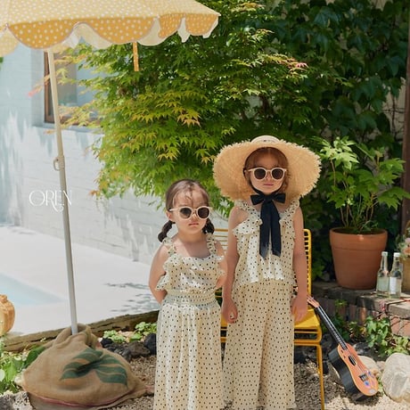 [予約] Serene Raffia sun hat / OREN by Hibyebebe