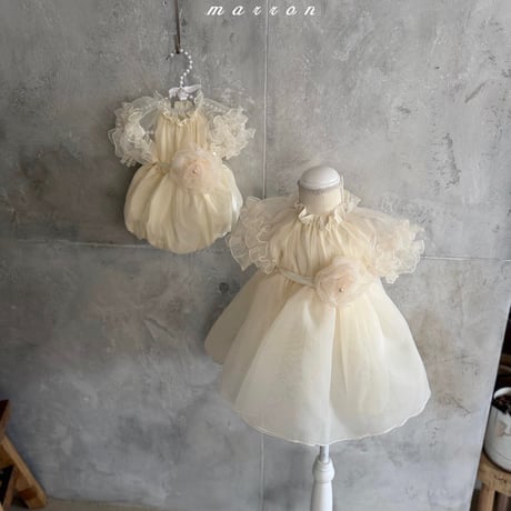 [予約] Mass Suit & Dress (Brooch set) /marron