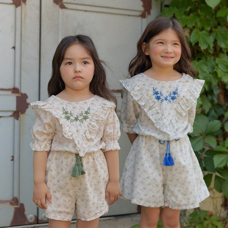 予約] Raina jumpsuit / OREN by Hibyebebe | Mimiel
