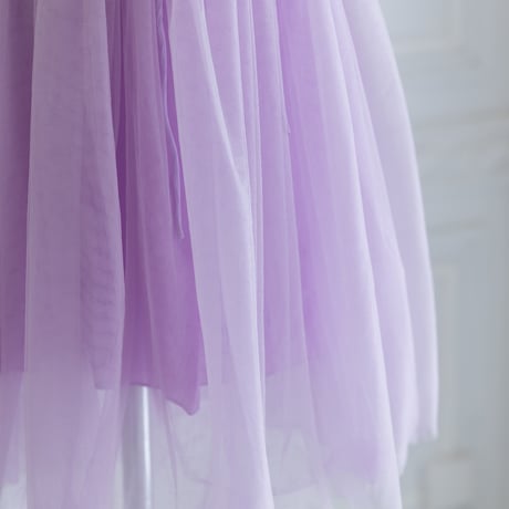 [予約] Lavender Shine Princess Dress (Short, Long)+ tiara & stick set