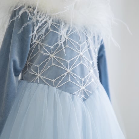 [即納]  snow queen  dress  ( 3, 5_size のみ）
