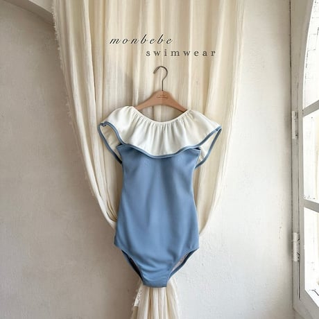 [予約] 26 Multi-balm Frill Swimsuit (adult) / Monbebe