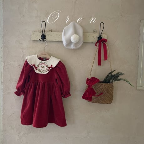 [即納] Carol Carol dress/ OREN by Hibyebebe (Lsize_のみ)