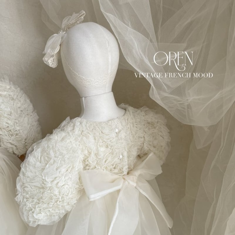 予約] Blooming rose pearl suit / OREN by Hibyebe