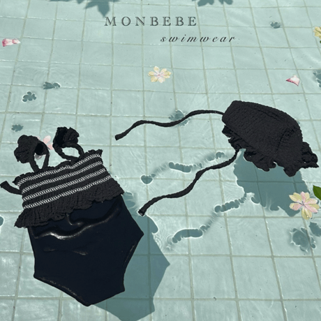 [予約] Spinkle swimsuit (including bonnet) / Monbebe