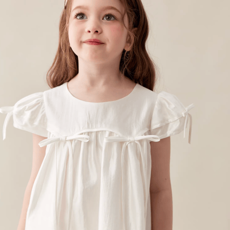 [予約] Little Ribbon Baby Doll Dress