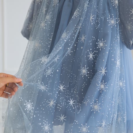 [即納] princess ice blue winter dress