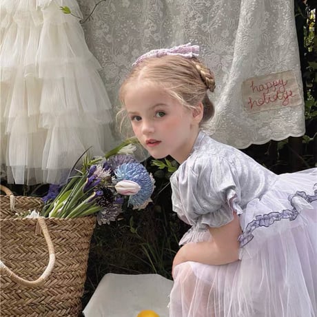 [予約] Lavender Tutu Dress / omoi mignon