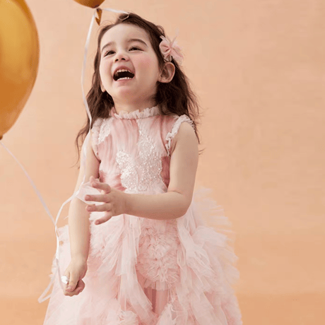 [予約] Pink Fluffy Tulle Dress
