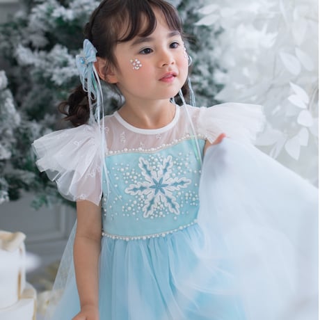[即納] princess blue snow dress ( 2 _ size のみ)