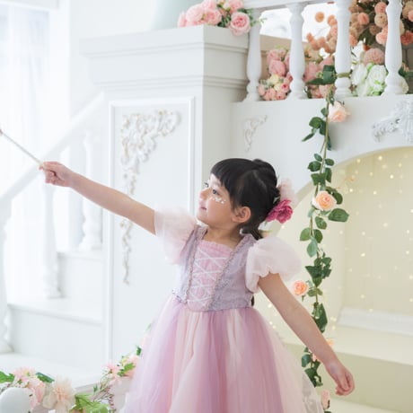 [即納] princess pink forest dress  (100 size のみ)