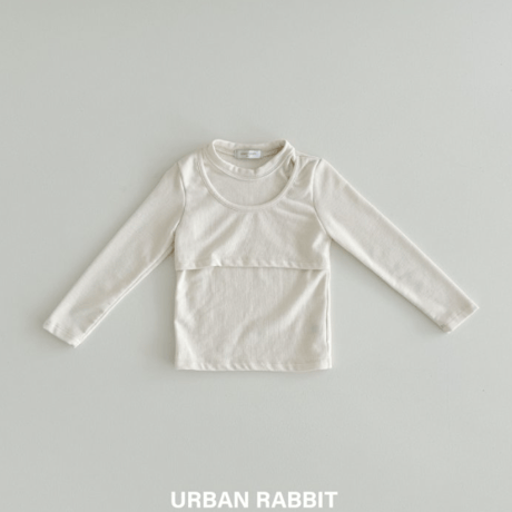 [即納]Best layered t-shirt/ URBAN RABBIT （ JS_ size のみ）