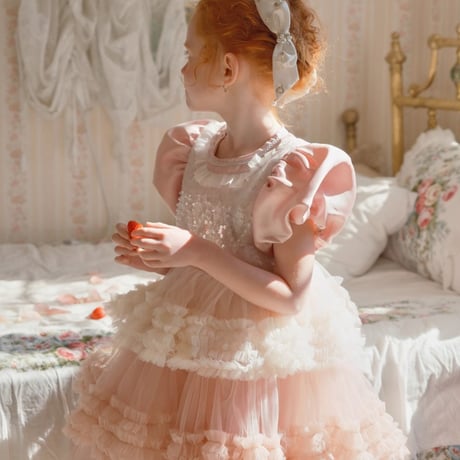 [予約] rose cancan afternoon dress / omoi mignon