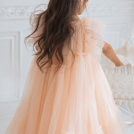 [予約] Rosy flora sha dress (Rosy pink)
