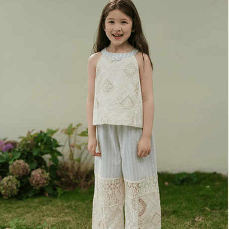 [予約] Ciel Lace Stripe (top)