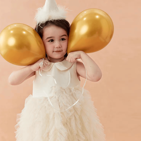 [予約] Cream Puff Tulle Dress