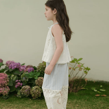 [予約] Ciel Lace Stripe (top)