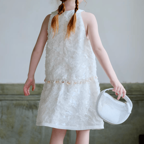 [即納]  Pearl Trim Shimmer Two-Piece/ little time  (110 _ size のみ   )