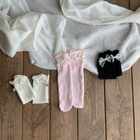 [予約] Veil knee socks / BEBE HOLIC
