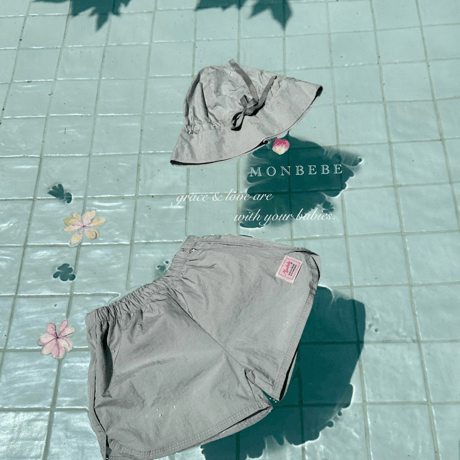 [予約] Brownie swim setup (top & bottom) / Monbebe