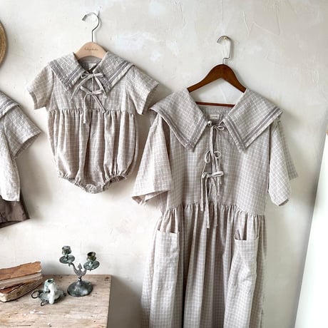 [予約] Mare Sailor Dress (Kids) / OREN by Hibyebebe
