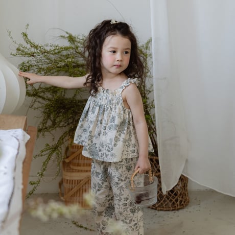 [即納] Amant blouse/ Puella FLO (blue90, 100_のみ)