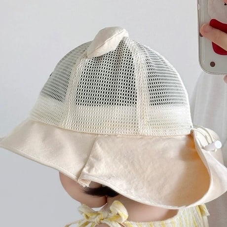 【即納】  sun summer bear hat