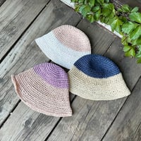 [予約] Casa two-tone bucket hat / OREN by Hibyebebe