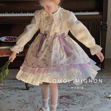 [予約]  Floral Lace Embroidered Dress / omoi mignon