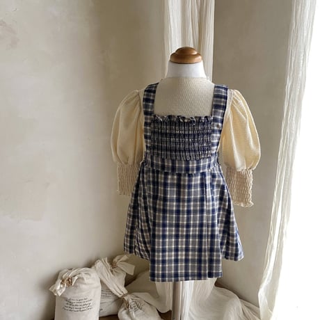 [即納] Roa pleated One-piece / MON PETIT BEBE(BeigeS のみ)