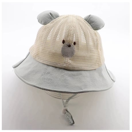 【即納】  sun summer bear hat