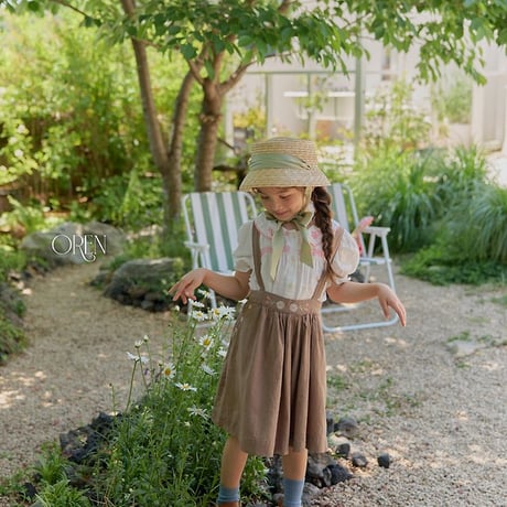 [予約] Brisa Jumper Skirt / OREN by Hibyebebe