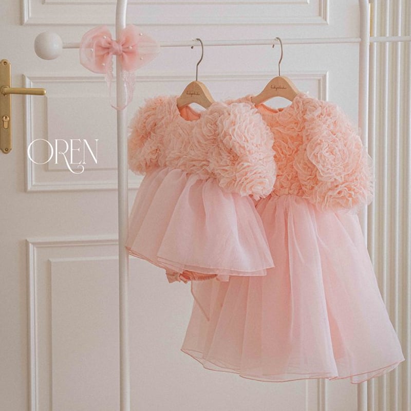 即納] Blossom Rose dress / OREN by Hibyebebe (S