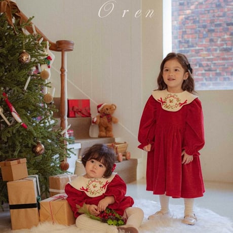 [即納] Carol Carol dress/ OREN by Hibyebebe (Lsize_のみ)