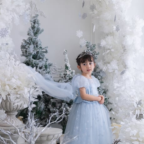 [予約] Snowflake Glitter Princess Dress