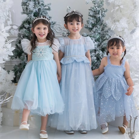 【予約】princess blue snow dress